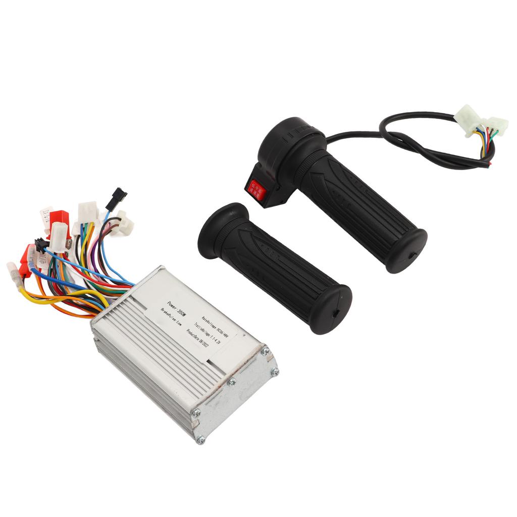 Motor Speed Controller Throttle Twist Grips DC Brushless Control Box 3 Level Adjustable Scooter