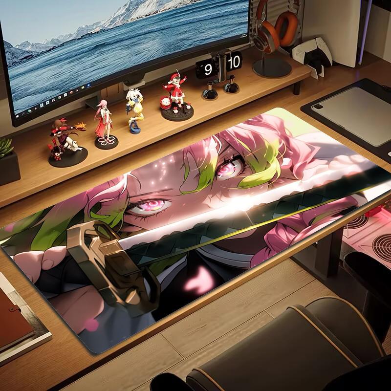 Popular Anime Mouse Pad Large Gaming Table Cushion Nonslip Laptop Tablet Big Mousepad Xxl Mat Mini Pc Playmat With Lock Edge
