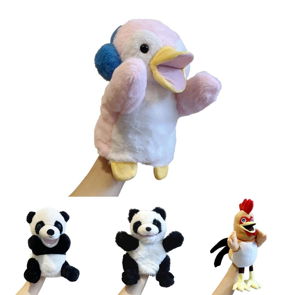 Плюшевая панда ручная кукла для детей для рассказывания историй и занятий по раннему развитию