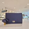 Mari eclaire Gyeongsan branch stylish glitter cowhide slim long wallet 210419