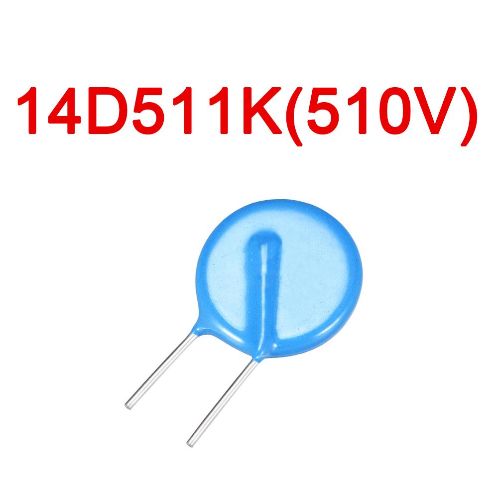 10 шт. 14D металлооксидный варистор MOV, значения диапазона от 151K до 821K 14K 14D 270/470/151/201/221/471/561/621/681/821 МЕТАЛЛООКСИДНЫЙ варистор ZOV