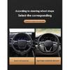 Кожаная накладка на руль автомобиля из углеродного волокна для Volkswagen T-ROC T-Cross Touareg Polo Passat Golf 5 GTI Beetle Magotan Tiguan