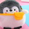 Милый плюшевый мини-кошелек с пингвином, мягкий плюшевый кошелек с пингвином и позитивной энергией