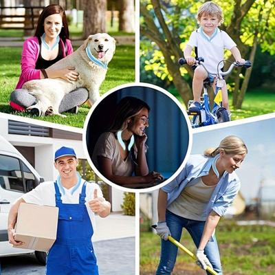 Портативная охлаждающая трубка для шеи, летняя, носимая, легкое многоразовое охлаждающее кольцо для шеи, наружный воротник для предотвращения теплового удара