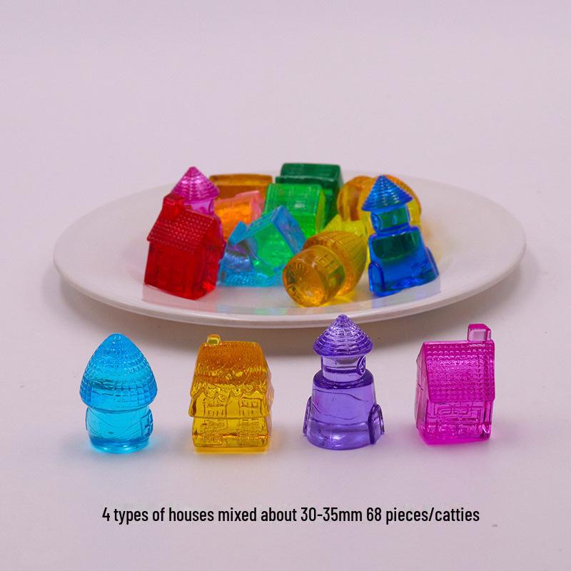 Kids' Gemstone Treasure Shell: Acrylic Diamond and Conch Archaeological Toy.