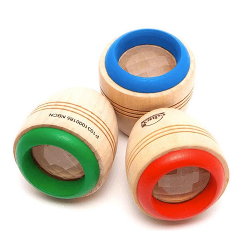 Children's Magic Kaleidoscope Wooden Bee Eye Polygon Mirror Kindergarten Polygon Mirror Toy Observation Experimental Toy P536