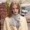 Cashmere Scarf Plain Men and Women Cuff Warm Knitted Candy Scarf Autumn and Winter New Inner Mongolia