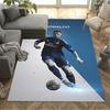 Soccer Player Celebration Area Rug Suitable for Bedrooms Playrooms Outdoor Hallway Anti-slip Rug Anime Office Decor Birthday/Christmas Gift
