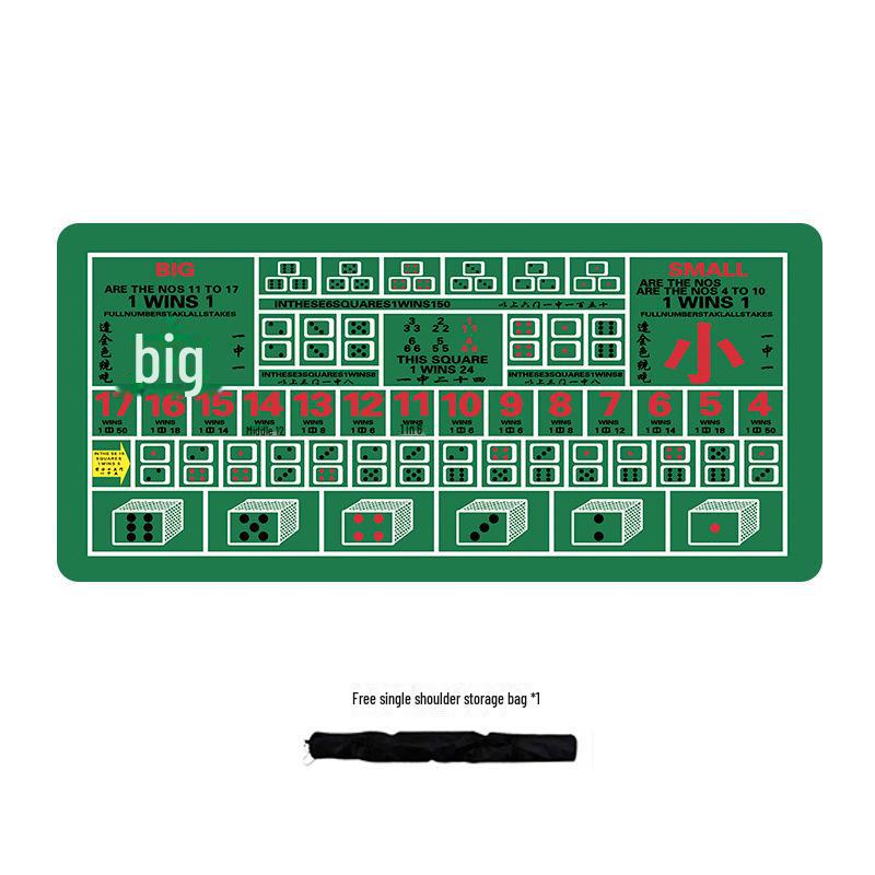 Коврик для покерного стола Texas Hold'em Silent Non-slip - утолщенная ткань для карточек для семейных вечеринок, в стиле TikTok, очень большой