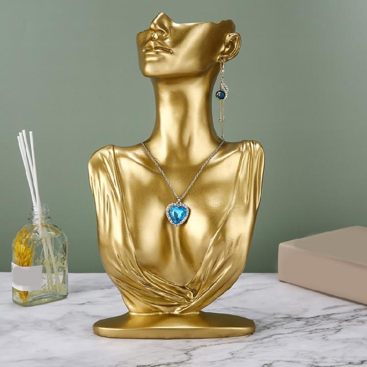 Модный стенд для демонстрации ожерелий в форме манекена, держатель для ювелирных изделий для выставочных залов