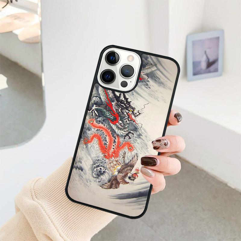 Легендарный Китайский Дракон Чехол для Телефона Для iPhone 17 Air 16 15 14 11 12 13 Pro MAX Plus coque Обложка Корпус