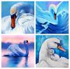 3D алмазная живопись Лебедь Алмазная вышивка крестиком животное изображение горный хрусталь ремесленный домашний декор