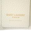 Saint Laurent 693749 B680J 9207 Key Holder  Ivory Calfskin/metal Women
