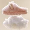 Home Cartoon Plush Slippers Women Winter Shoes Ladies Sweet Warm Furry Slides Comfortable Flats Platform Bedroom Shoes