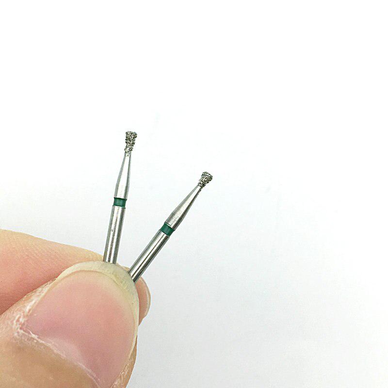 10 шт./компл., стоматологические алмазные боры, сверла, высокоскоростная насадка для полировки, отбеливания, продукт SI-47C, горячая распродажа