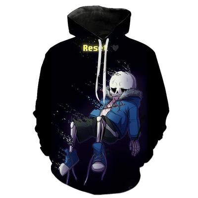 Толстовки с 3D принтом Undertale, игровой стиль, толстовка с капюшоном без черепа для мужчин и женщин, модный пуловер с капюшоном, детские пальто в стиле хип-хоп для мальчиков и девочек