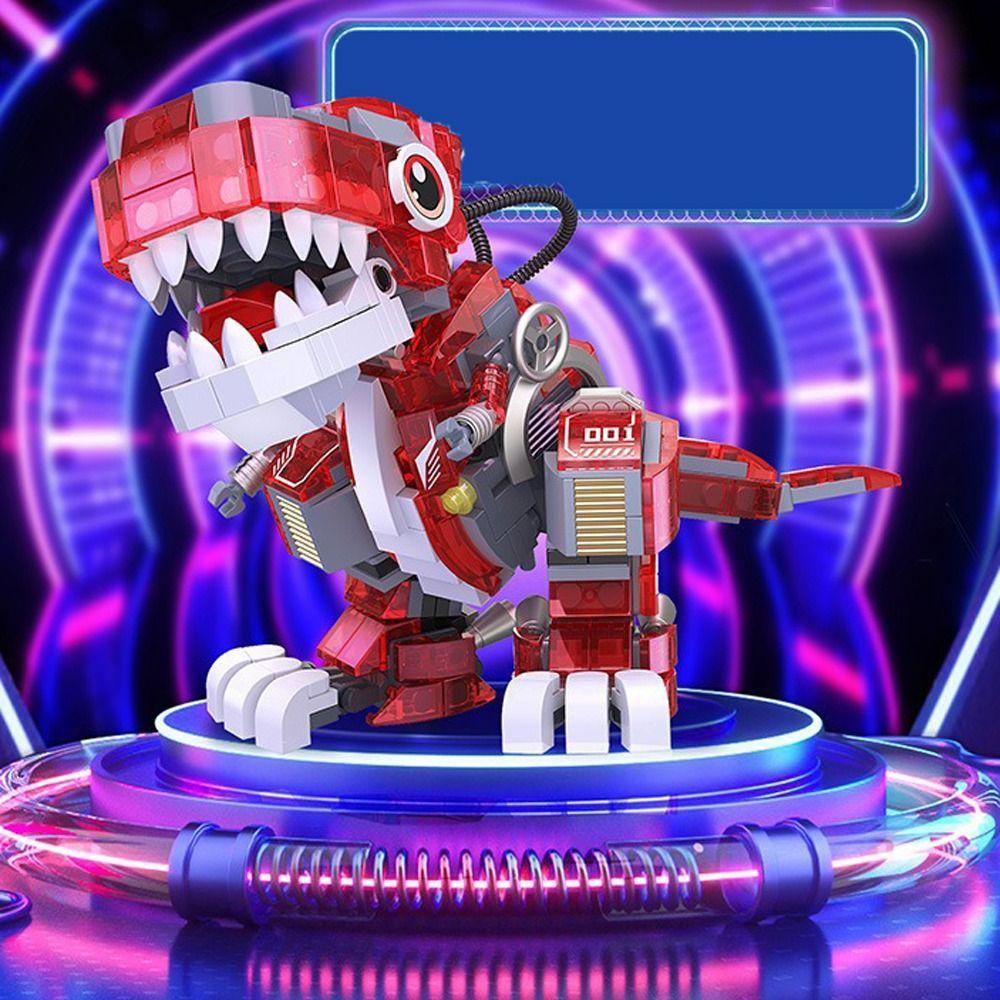 Spinosaurus Mechanical Dinosaurs Block Tyrannosaurus Velociraptor Model Toy Holiday