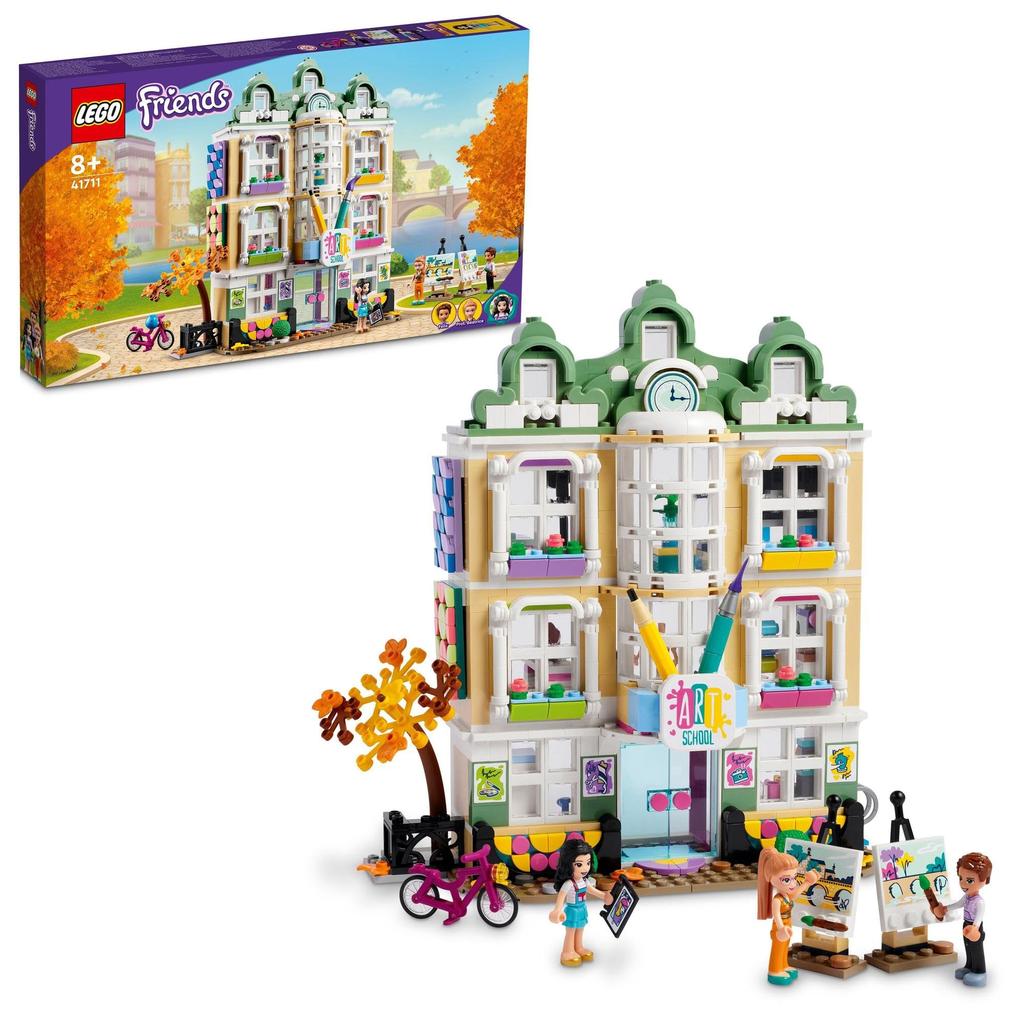 LEGO Friends Emma's Art School 41711 Toy, Building Blocks, Gift, Art, Painting, Pretend Play, Girls, Ages 8 and Up
