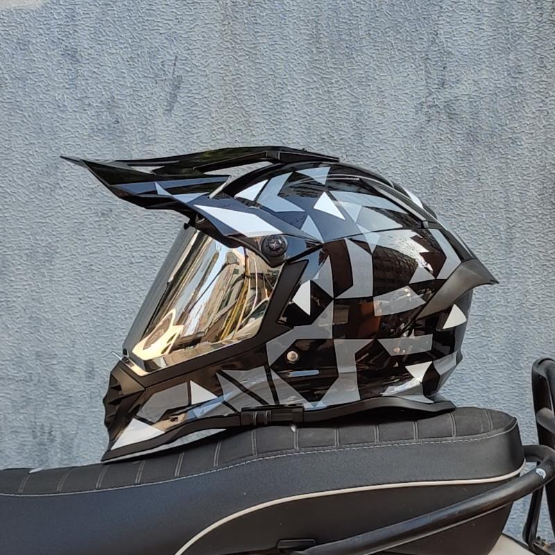 Новый внедорожный шлем LVS, профессиональный горный шлем для скоростного спуска, шлем Capacete ATV, полнолицевой шлем для квадроциклов Casco Cross