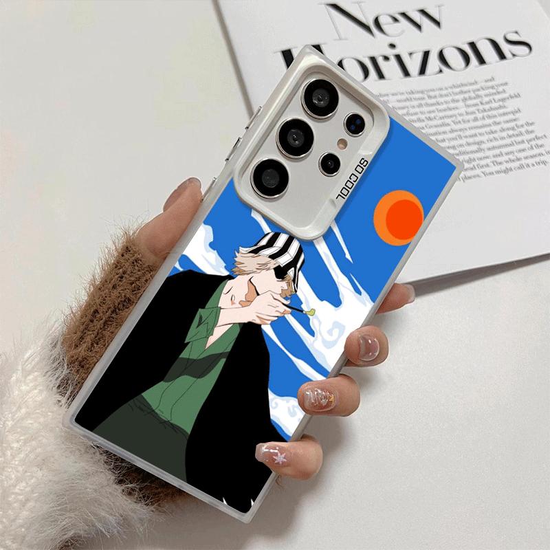Bleach Кисуке Урахара Мягкий чехол для телефона для Samsung Galaxy S24 S25 FE S26 Edge S23 Ultra S22 Plus S21 + Ударопрочная задняя крышка