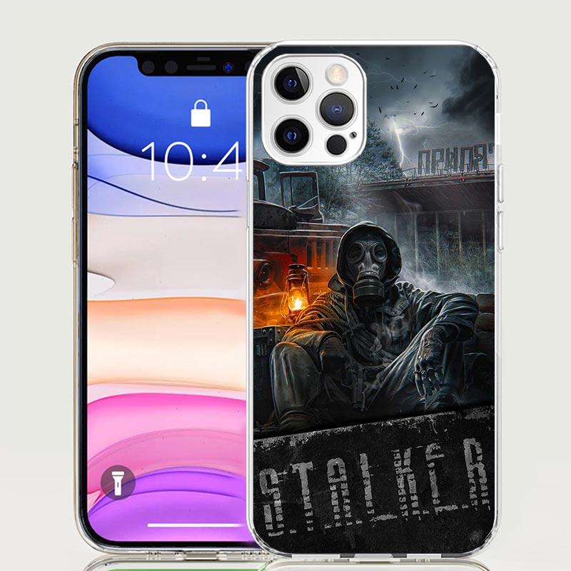 Игровой чехол S-Stalker для iPhone 17 Air 16 15 Plus 11 14 Pro Max 13 Mini 12 7 8 + SE Узорное искусство Индивидуальный чехол 17 Air 16