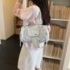 High Appearance Korean Rivet Tote Bag, Women's Fashionable Versatile Shoulder Bag, High-end Sensory Communication Crossbody Bag
