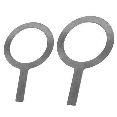 2 шт., крышка кольца для стакана для молока, стаканы для запеченного кофе брюле, чашки для эспрессо, крышки из нержавеющей стали для обода