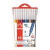 Karan Dash Fan Color Pen Set of 10 285-710 Felt-tip