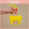 Cute Bear Doll Head Plush Keychain Toy Backpack Accessory Gift Birthday