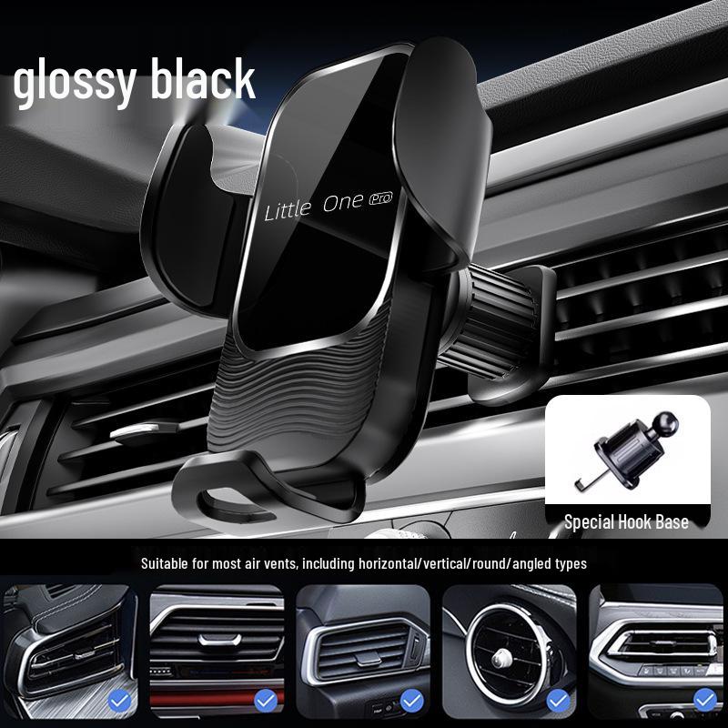 Anti-Shake Car Phone Holder with Air Vent & Suction Cup