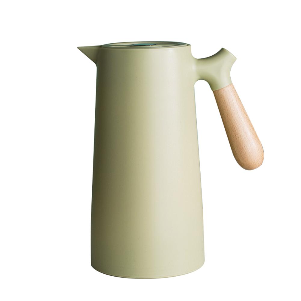 1000ml Thermal Coffee Carafe Double Walled Thermos Glass Liner Coffee Kettle Household Insulation Water Pot Vacuum Carafes