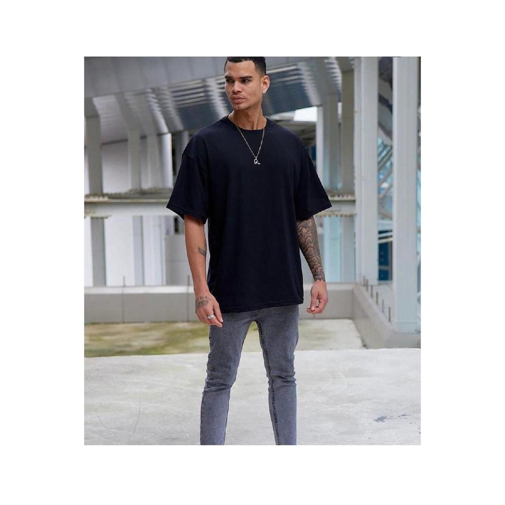 Unisex Oversize White Loose Cut Tshirt