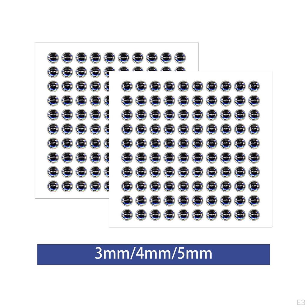 200 Pieces 3D Lure Eyes Fishing Baits DIY Making, Easy To Use Resin Lifelike