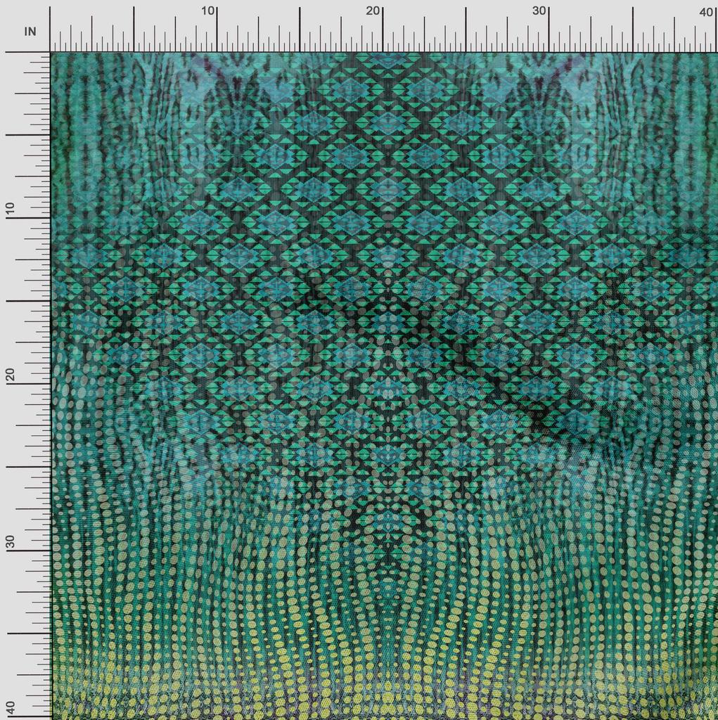 Soimoi Ткань японский креп-сатин этнический панельный принт ткань на метр 42 дюйма