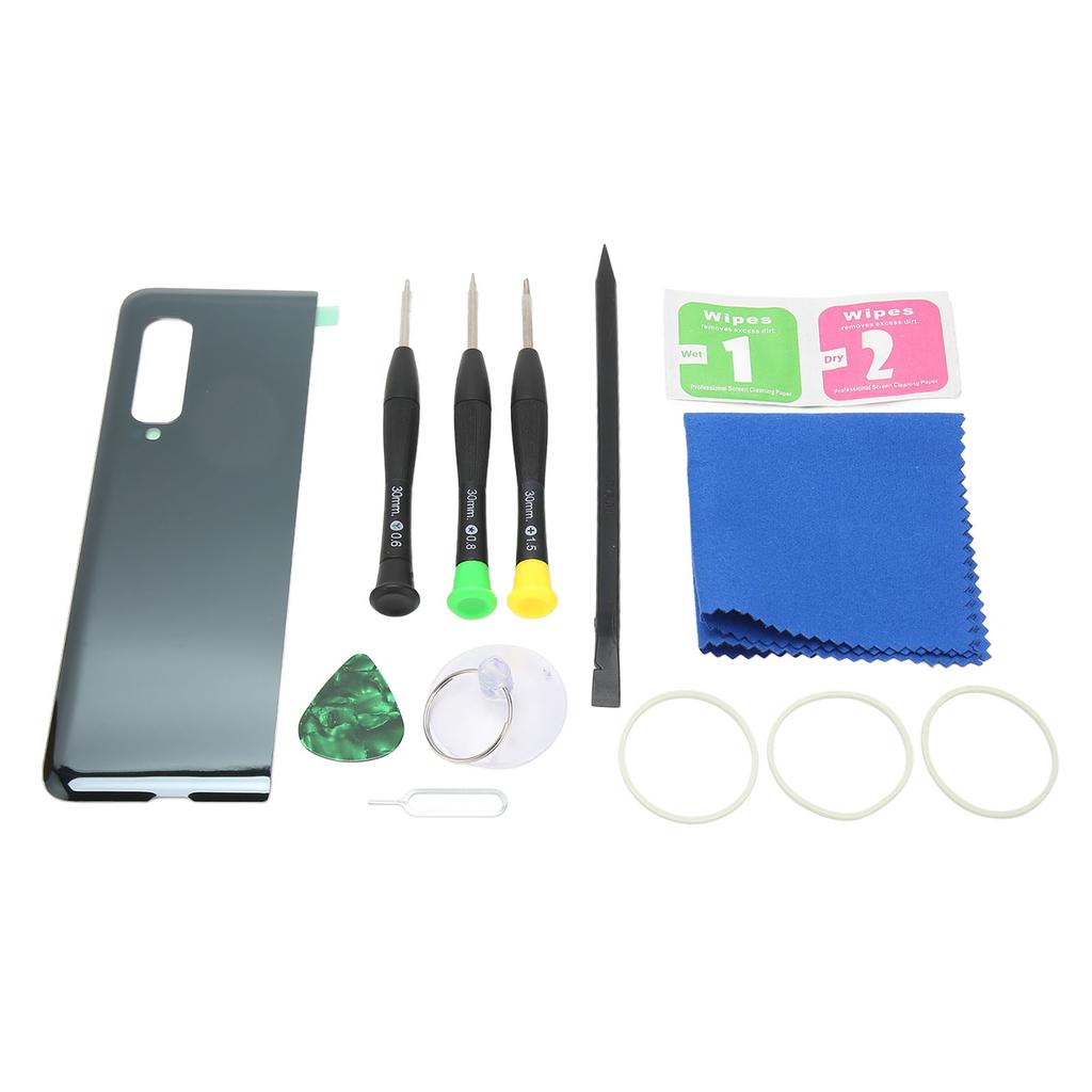 Back Cover Glass Replacement with Pre Installed Tape and Repair Tool for Samsung for Galaxy Z Fold
