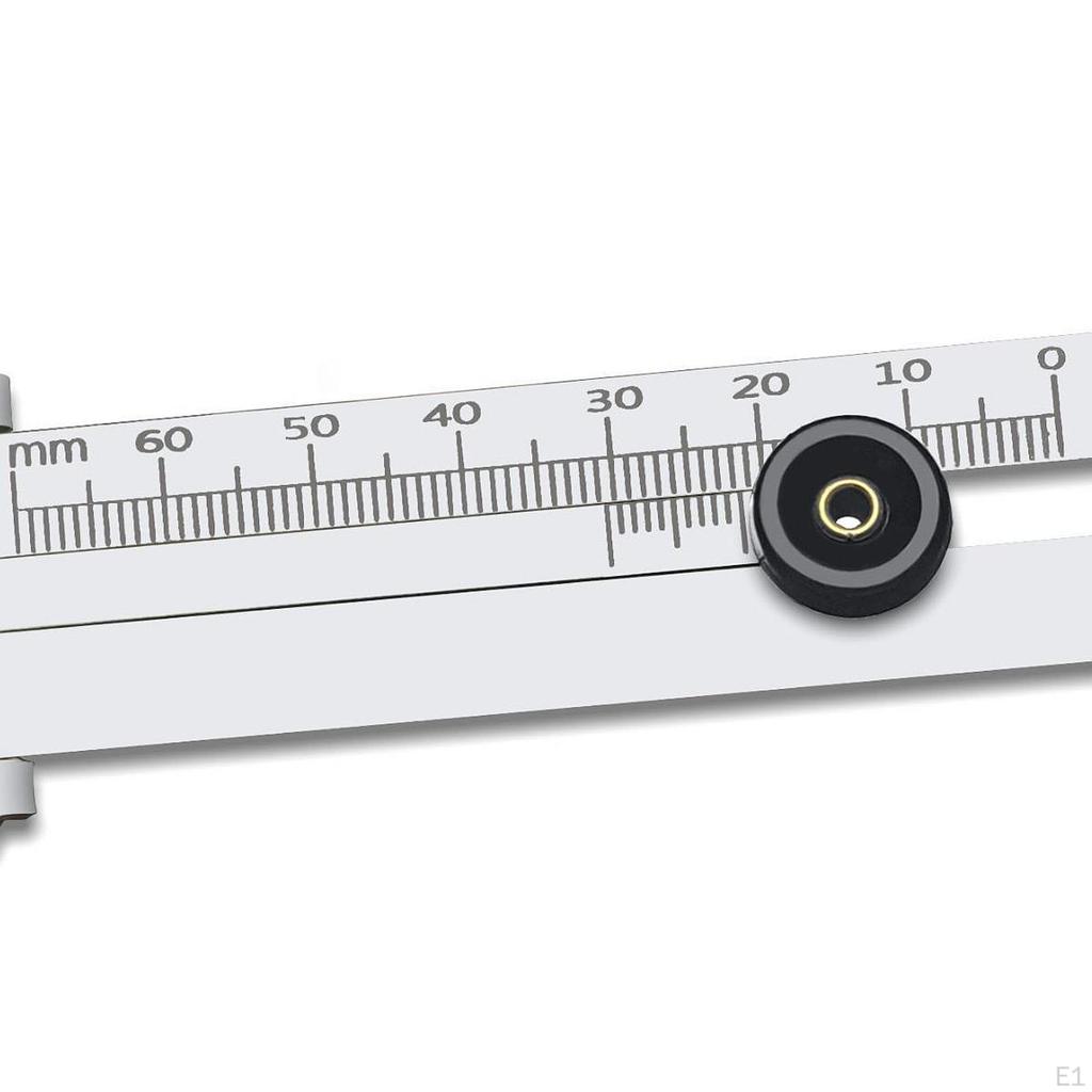 Линейка для измерения глубины шин, измеритель резьбы, портативный, универсальный, компактная деталь, штангенциркуль