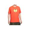 Nike ACG Быстросохнущая футболка с круглым вырезом и коротким рукавом с принтом, мужские топы, глиняно-желтый цвет FQ3726-809