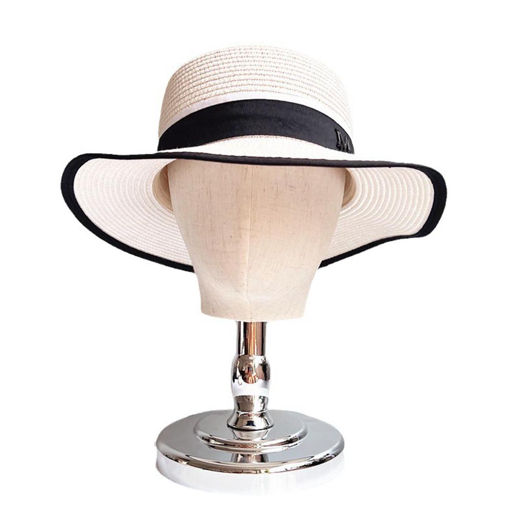 Wig Display Head Manikin Portable Hats Stand Holder Wig Hat for Beginner Stylist
