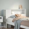 VidaXL Headboard with Storage White 90 Cm Solid Pine Wood, Wooden Headboard, Headboard with Storage, Head of 855643