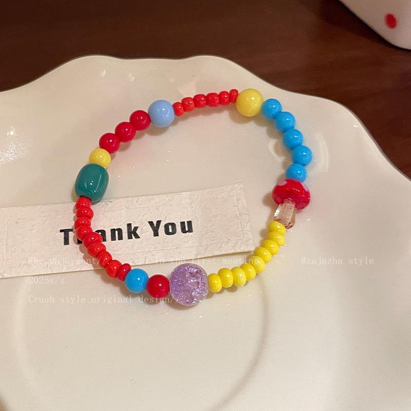 Маленький свежий цвет щенок браслет ниша милая девушка сердце браслет летняя студенческая вечеринка девушка украшения