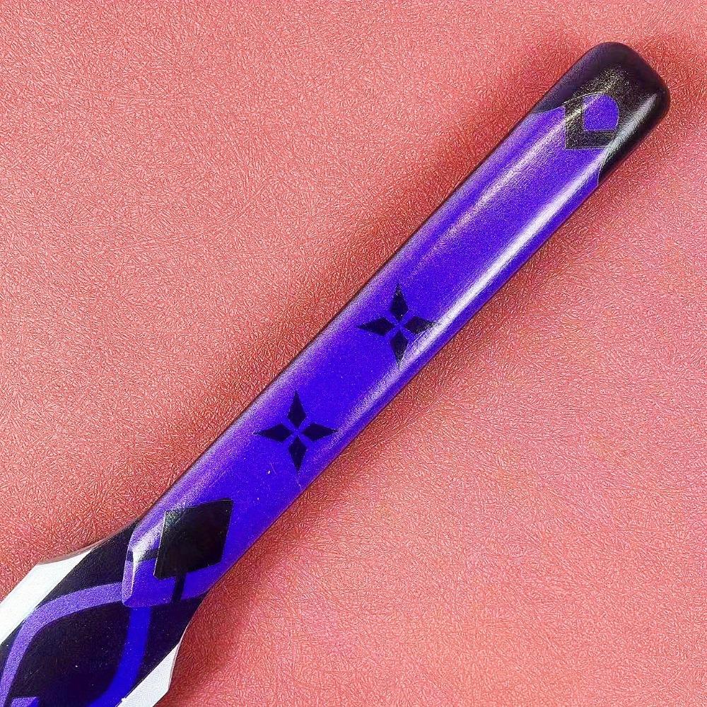 19,7-дюймовая катана Genshin Impact, сабля, деревянный нож ниндзя, аниме, реквизит для косплея, в натуральную величину, японская катана, оригинальный самурайский меч, игрушка