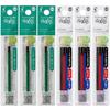 Зеленый 3 шт. и Стержни для шариковой ручки PILOT Frixion Ball Slim Extra Fine LFBTRF12EFG Зеленый стержень в 3 упаковках LFBTRF30EF3C Каждый и Синий