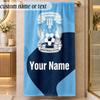 Beach TowelCoventry City FC Custom Name Text Personalized Soft Towel for Beach Pool Indoor Home Decor Gift