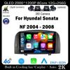 9'' Android 14 автомобильное радио для Hyundai Sonata NF 2004 - 2008 мультимедийный видеоплеер навигация стерео GPS 4G Carplay Autoradio