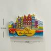 Netherlands Amsterdam Bicycle Windmill Tulip Resin Fridge Magnet Stickers Travel Souvenir Gift Landscape Home Kitchen Decor