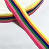 2 м радужные резинки с вязанными разноцветными полосками, эластичные для одежды, аксессуары для шитья, пояс, настольные юбки, свадебный детский душ, декор «сделай сам»