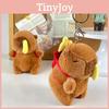 Creative Cute Capybara French Fries Plush Keychain Adorable Backpack Toy For Kids