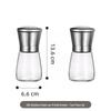 Ручная мельница для соли и перца Ruhan - 304 Нержавеющая сталь, Короткая, 2 шт.