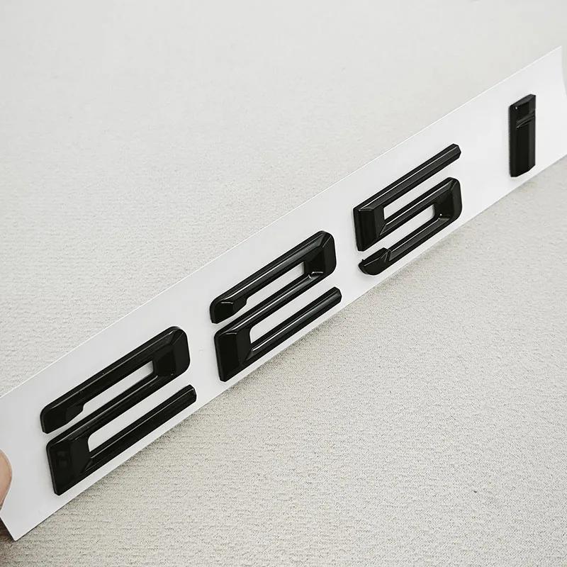 3D ABS Car Letters Rear Trunk Badge Logo 218i 220i 230i Sticker Emblem Decals For BMW F22 F23 218i 220i 225i 230i Tail Marking ia2