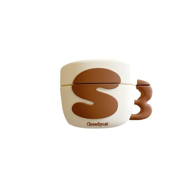 Для Airpods Pro 2 чехол, милый 3D кофейная чашка силиконовый противоударный защитный чехол для наушников для Airpods 4 чехол 2024 мужчины женщины